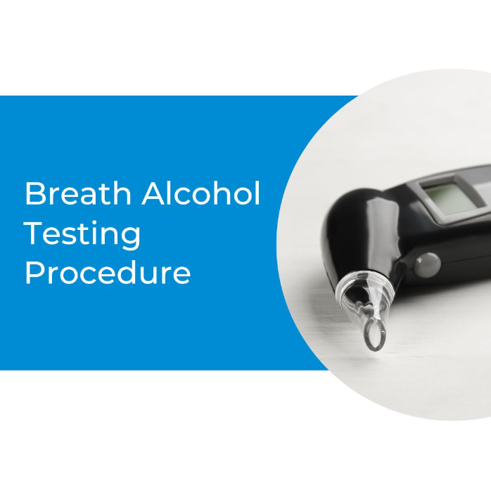 Breath alcohol test Information